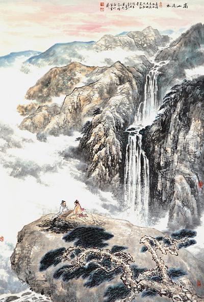 孟子义《九重紫》雪景片场照惊艳曝光：蓝衣窦昭，美如寒梅